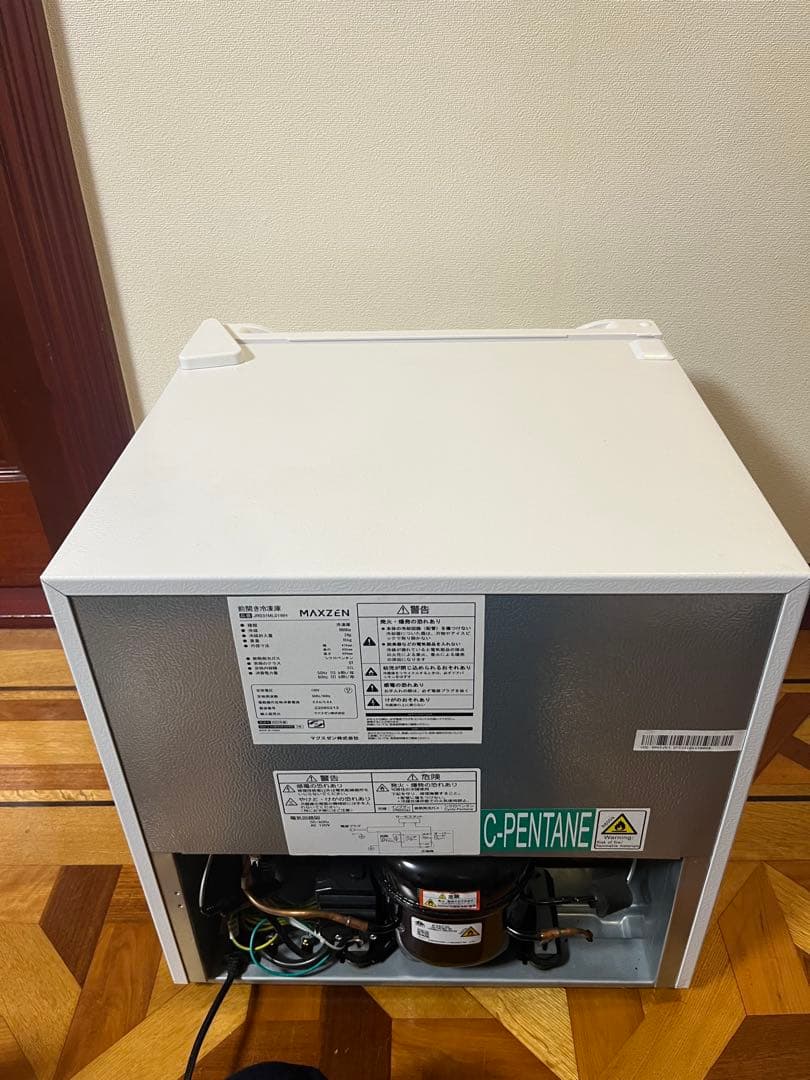 冷凍庫 MAXZEN JR031ML01WH 中古 小型冷凍庫　2022年
