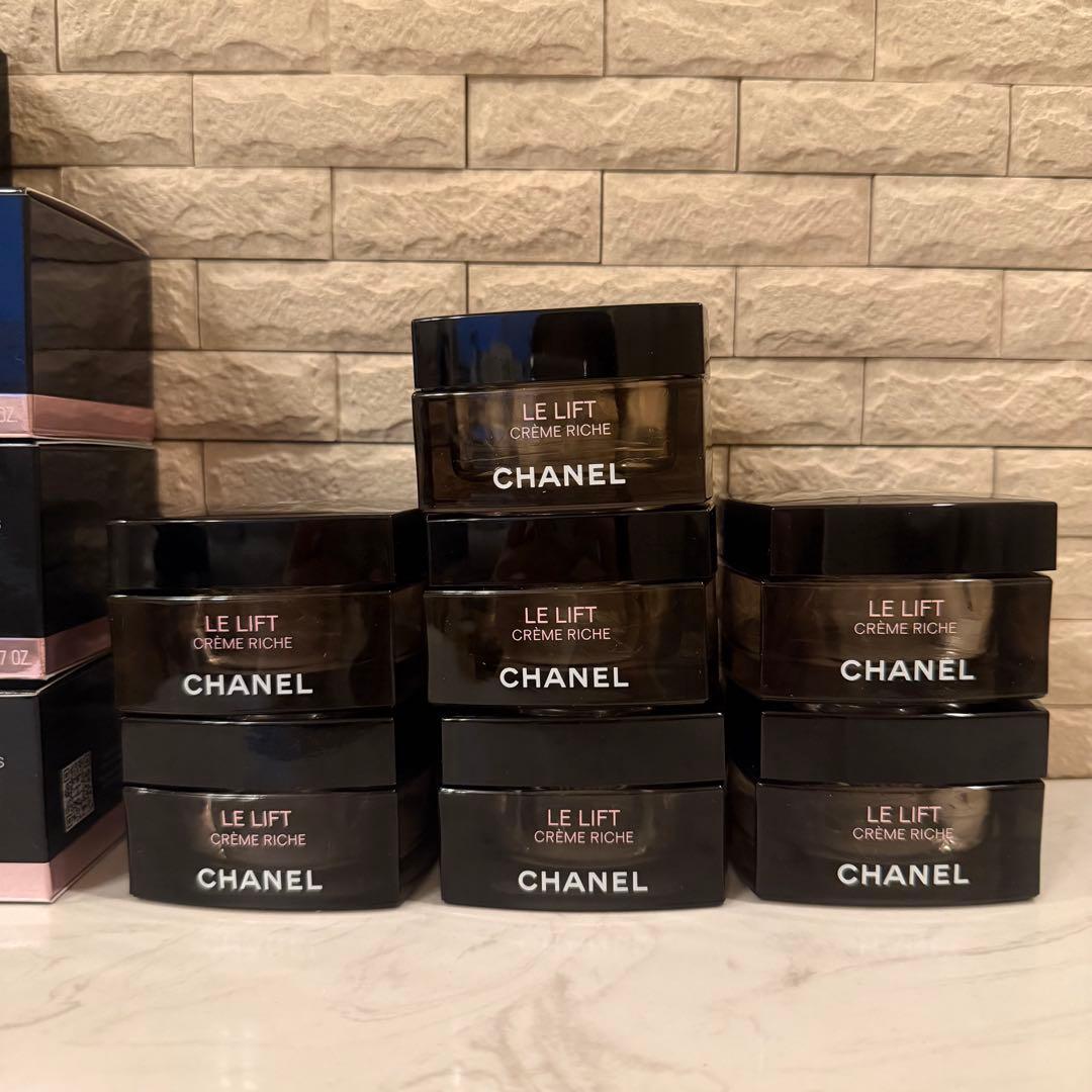 【CHANEL】 LE LIFT CREME RICHE空き容器　7個セット