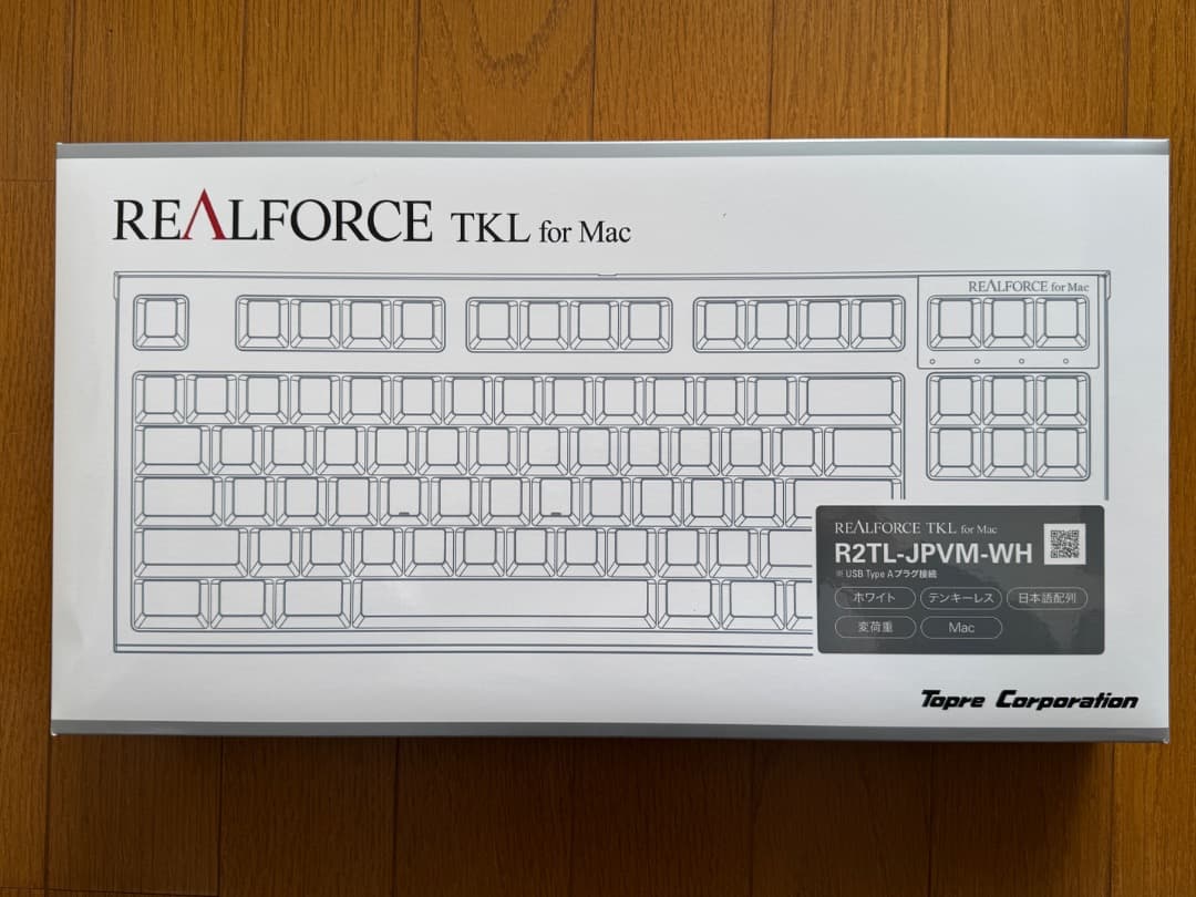 【値下げ】REALFORCE TKL for Mac　R2TL-JPVM-WH