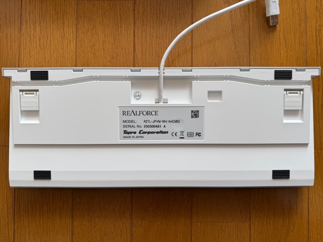 【値下げ】REALFORCE TKL for Mac　R2TL-JPVM-WH