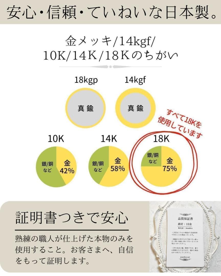 18k ネックレス トップ  刻印 本物 18金 k18 トップ