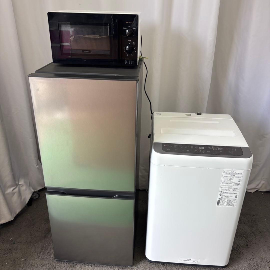 設置無料❤️　冷蔵庫　洗濯機　電子レンジ　一人暮らし　家電セット　23年　中古