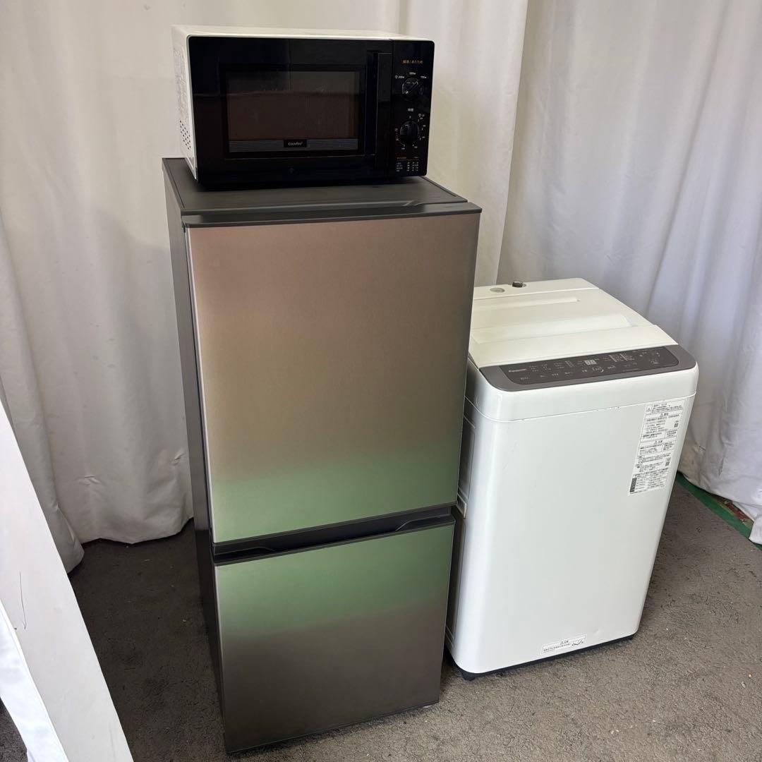 設置無料❤️　冷蔵庫　洗濯機　電子レンジ　一人暮らし　家電セット　23年　中古