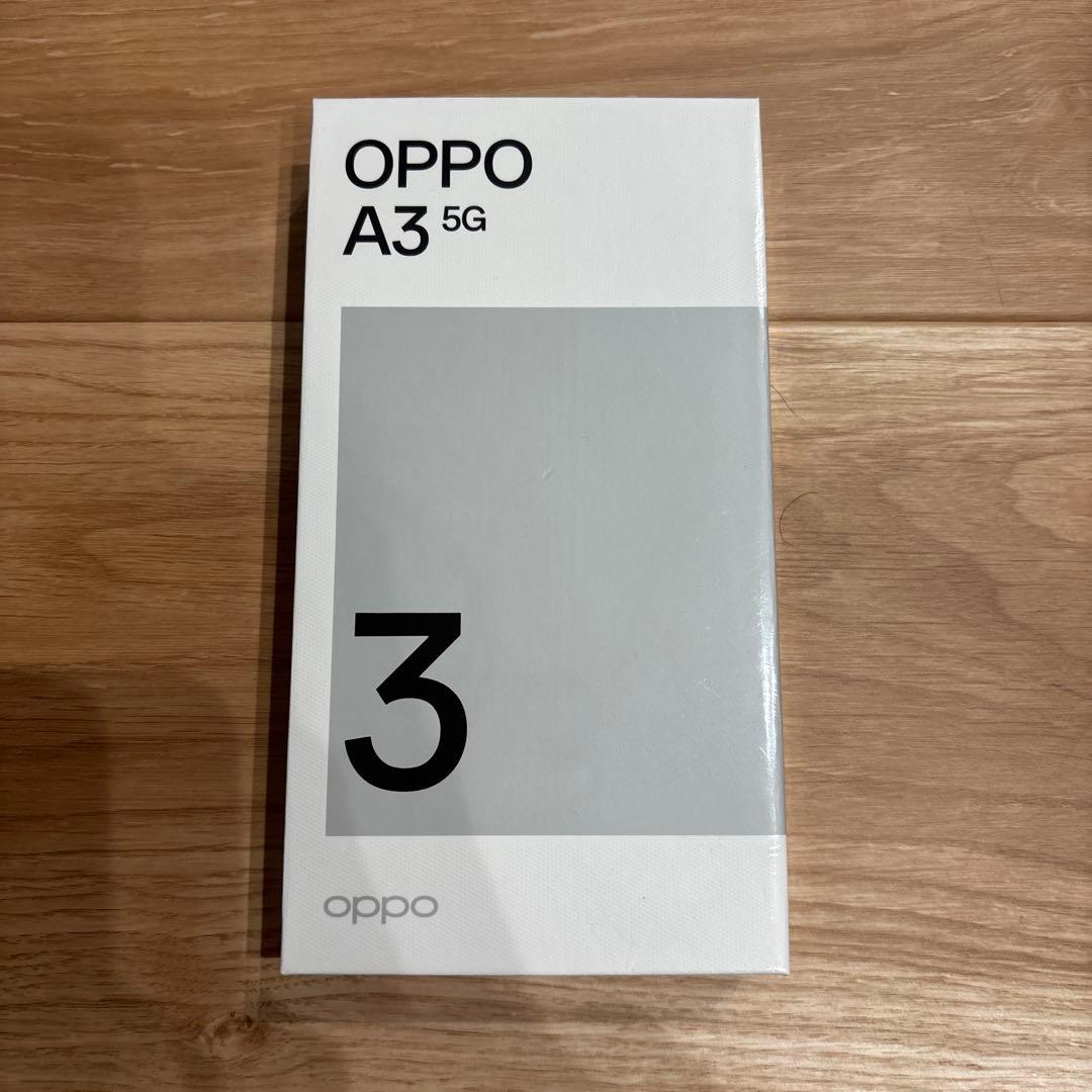 新品未開封　OPPO A3 5G 4GB/128GB
