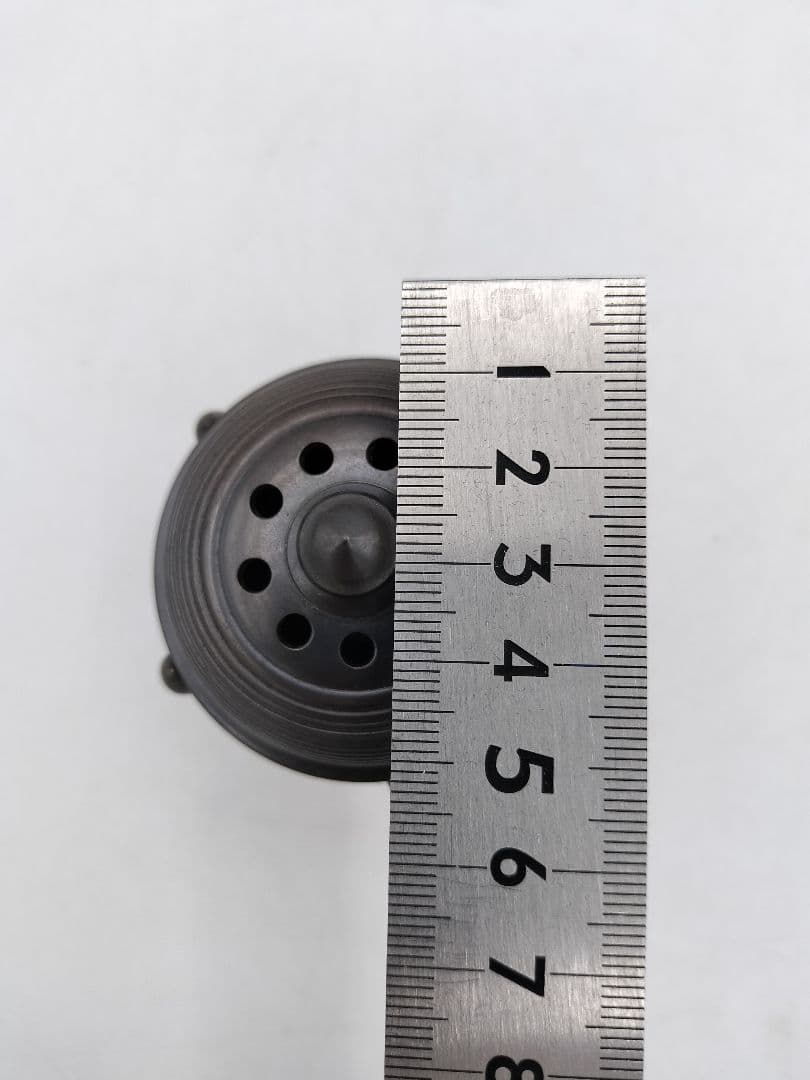 d107 唐銅 蓋置 火屋香炉 ホヤ 般若勘渓 木箱 茶道具 古物