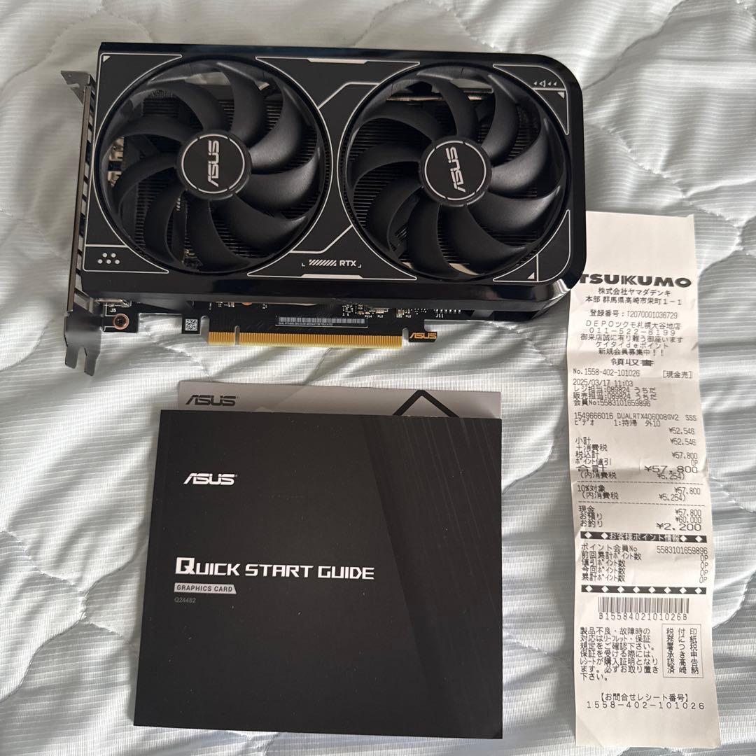 グラフィックボード・グラボ・ビデオカード ASUS GeForce RTX 4060 OC 8GB
