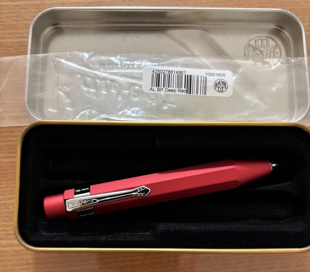 最終期間限定価格　KawecoアルスポーツDeep Red ボールペン