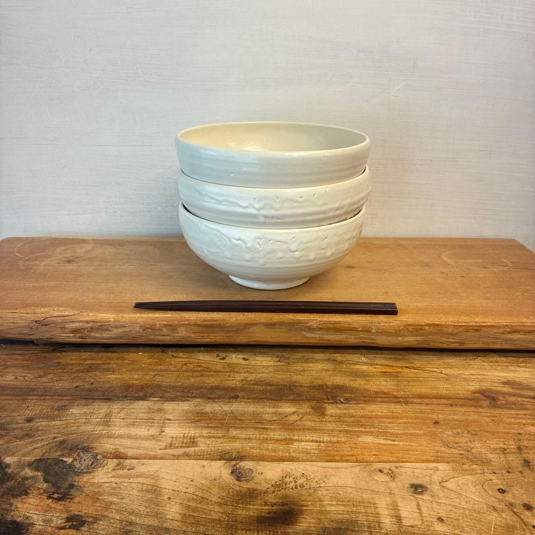 新品　陶器　陶芸作家　煮物鉢3個　727