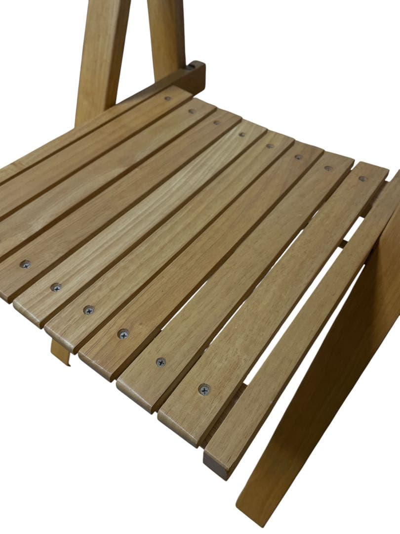 天然木 折りたたみチェア　インテリア　北欧　おしゃれ　カフェ　アウトドア