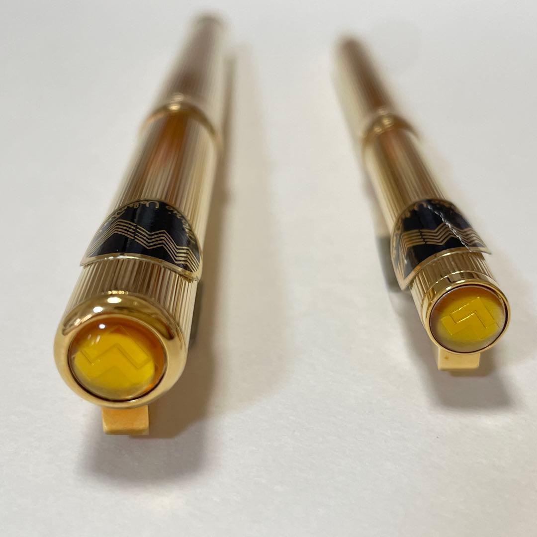 Mario Valentino マリオバレンチノ万年筆14K＆ボールペン セット