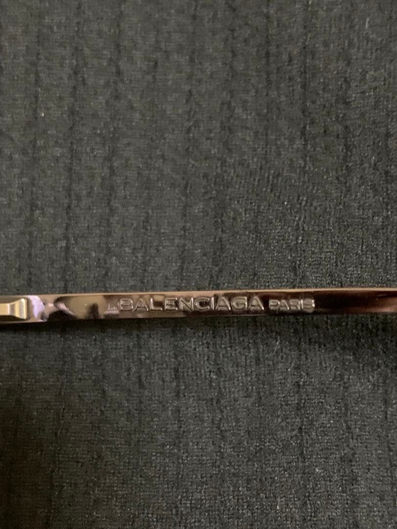 BALENCIAGA ブラウン角型メガネ。ヴィンテージ品。入手困難。
