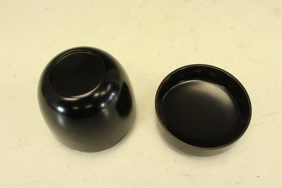 茶道具 真塗 利休棗 隆佳作 美品(LC715)
