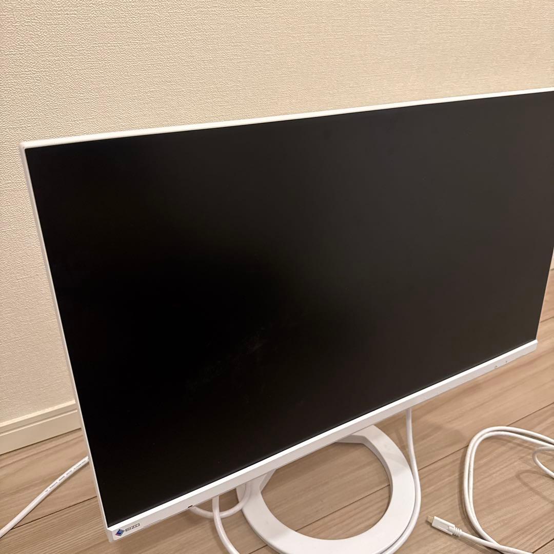 モニター　EIZO Flex Scan EV2480 23年製　ホワイト