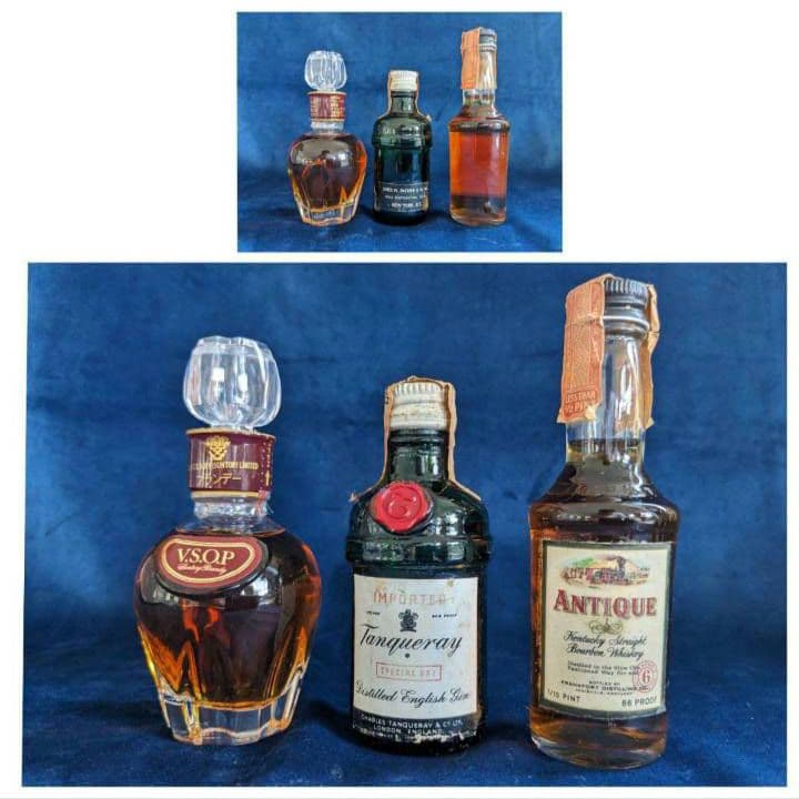 ミニボトル　セット販売　古酒　アンティーク　ウイスキー　ブランデー　13本