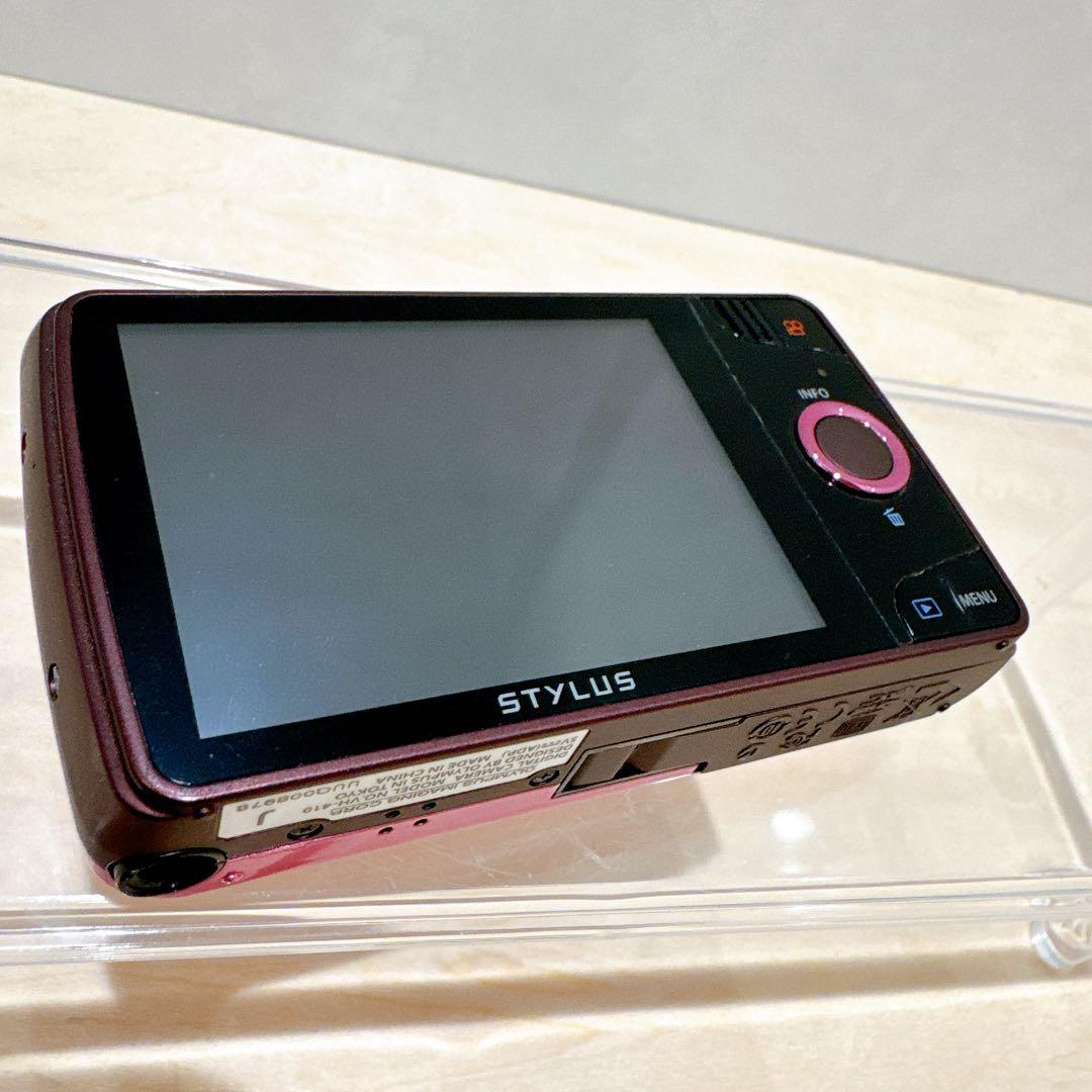 OLYMPUS オリンパス VH-410 ピンク コンデジ デジカメ 動作品