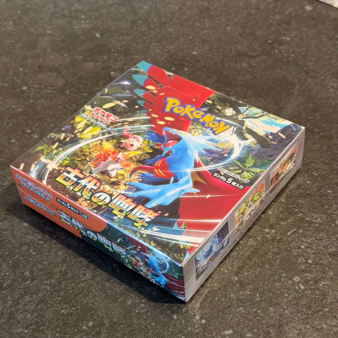 ④【新品未開封 シュリンク付き】 1box 古代の咆哮 ポケモンカード ボックス