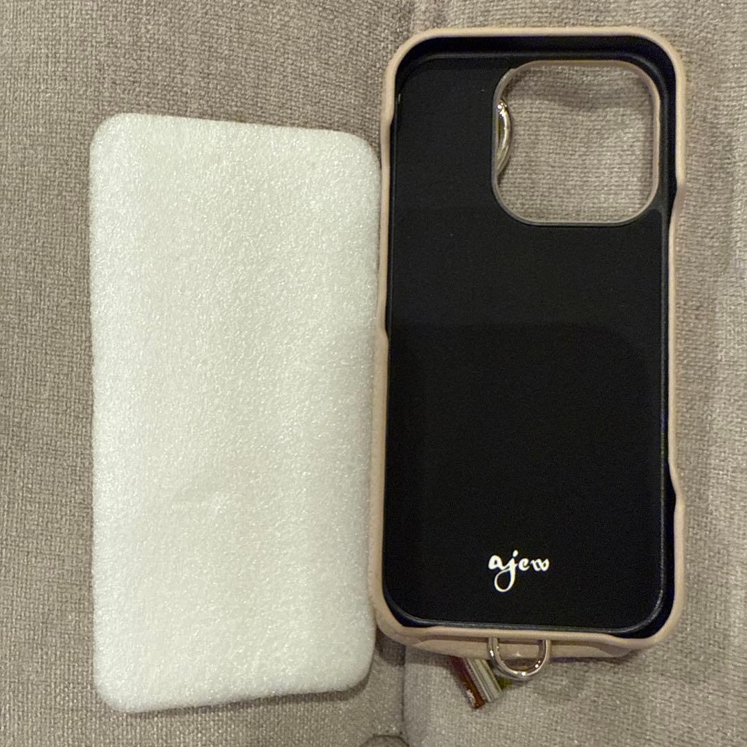 iPhoneアクセサリー ajew 16pro case beige