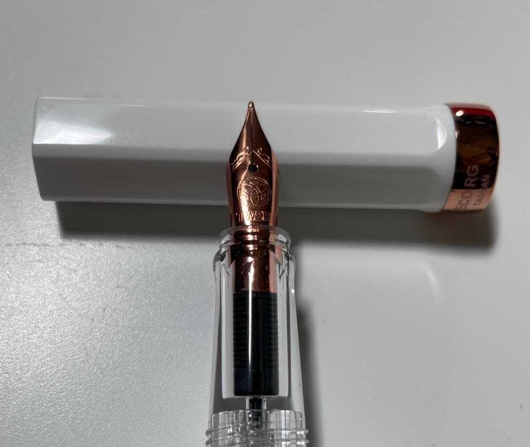 TWSBI ECO ホワイト ローズゴールド 中字 未使用