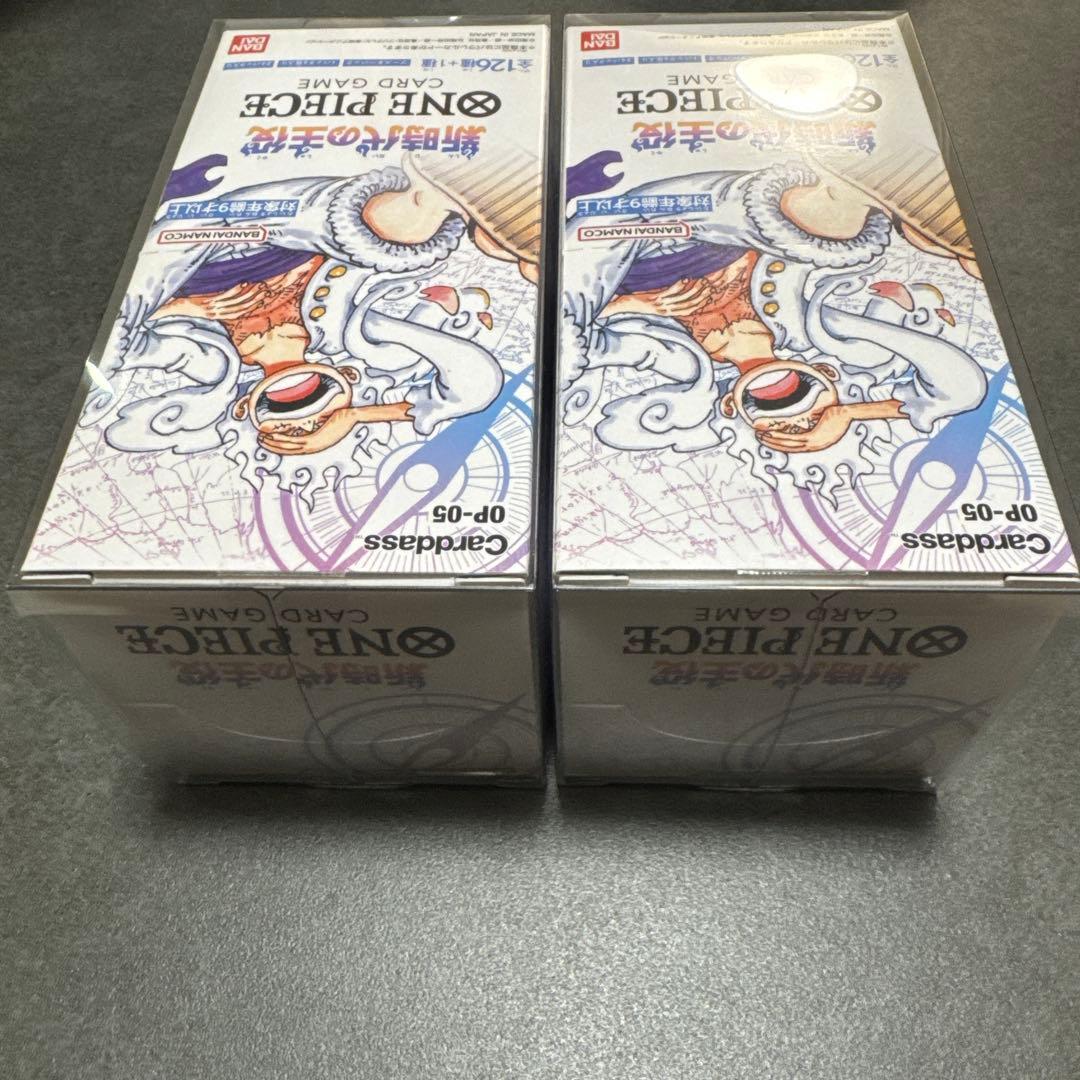 ワンピースカードゲーム　新時代の主役　テープカット　2BOX