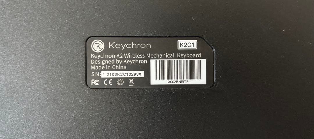 Keychron K2 ワイヤレスキーボード