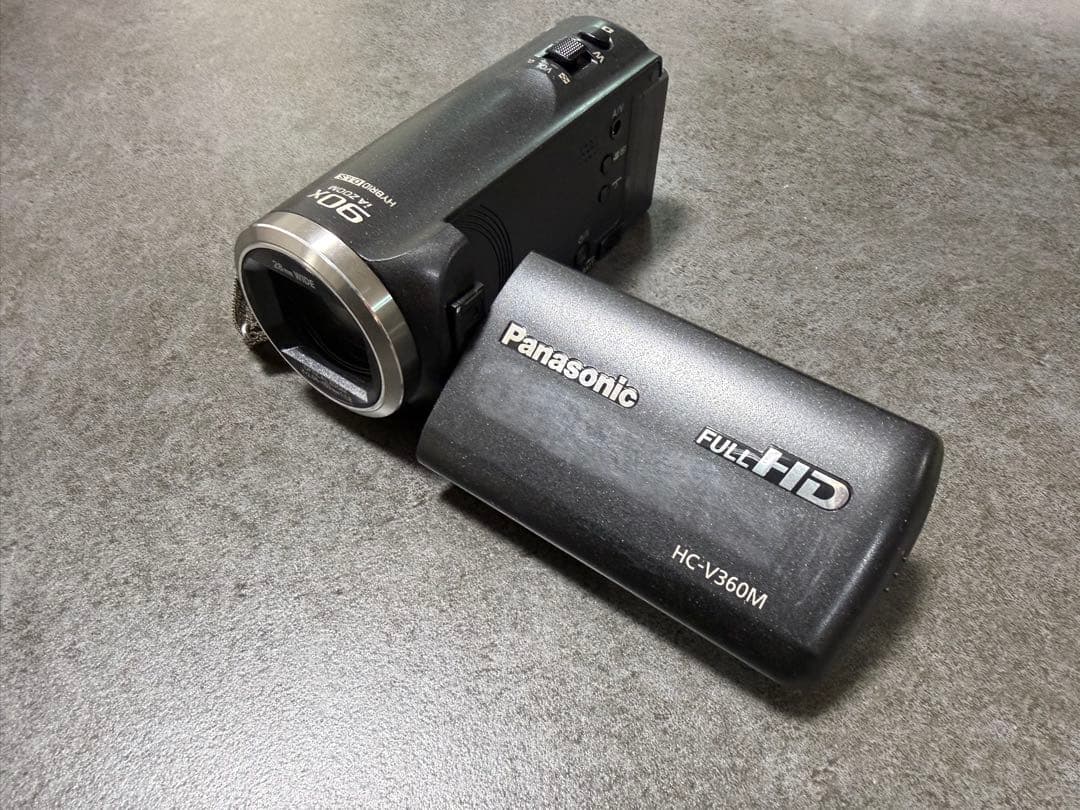 Panasonic HC-V360M ブラック ビデオカメラ SD付き