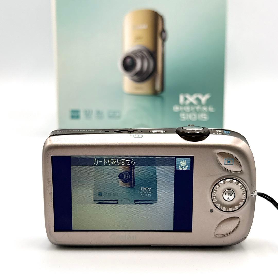 Canon キャノン IXY 510 IS デジカメ イクシー ゴールド