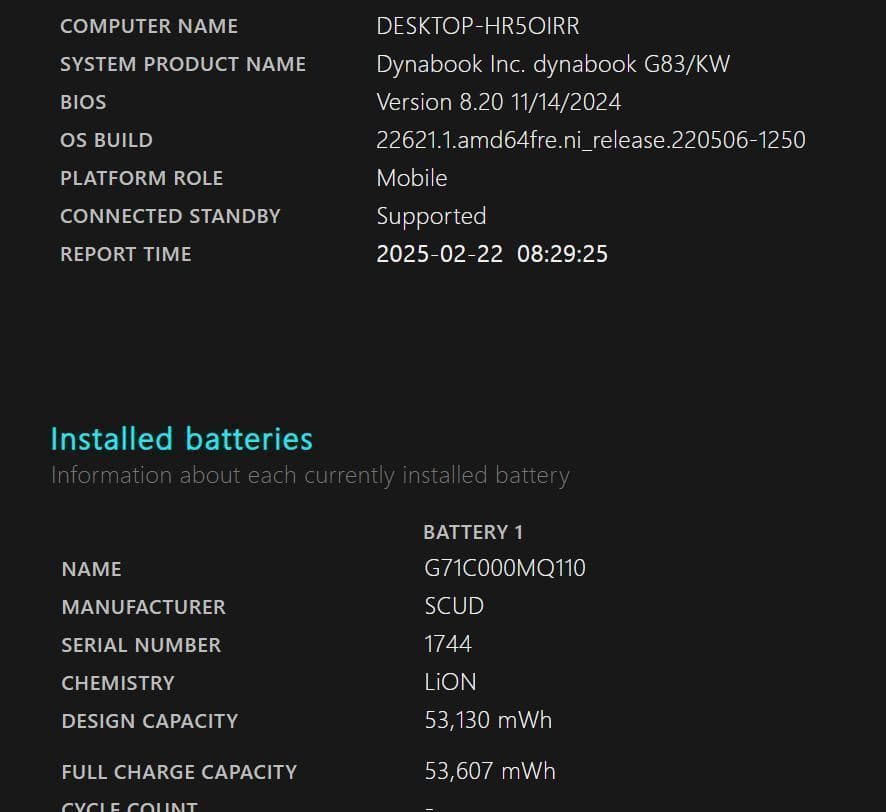 東芝　Dynabook G83/KW　高性能　2023年モデル(K-204)