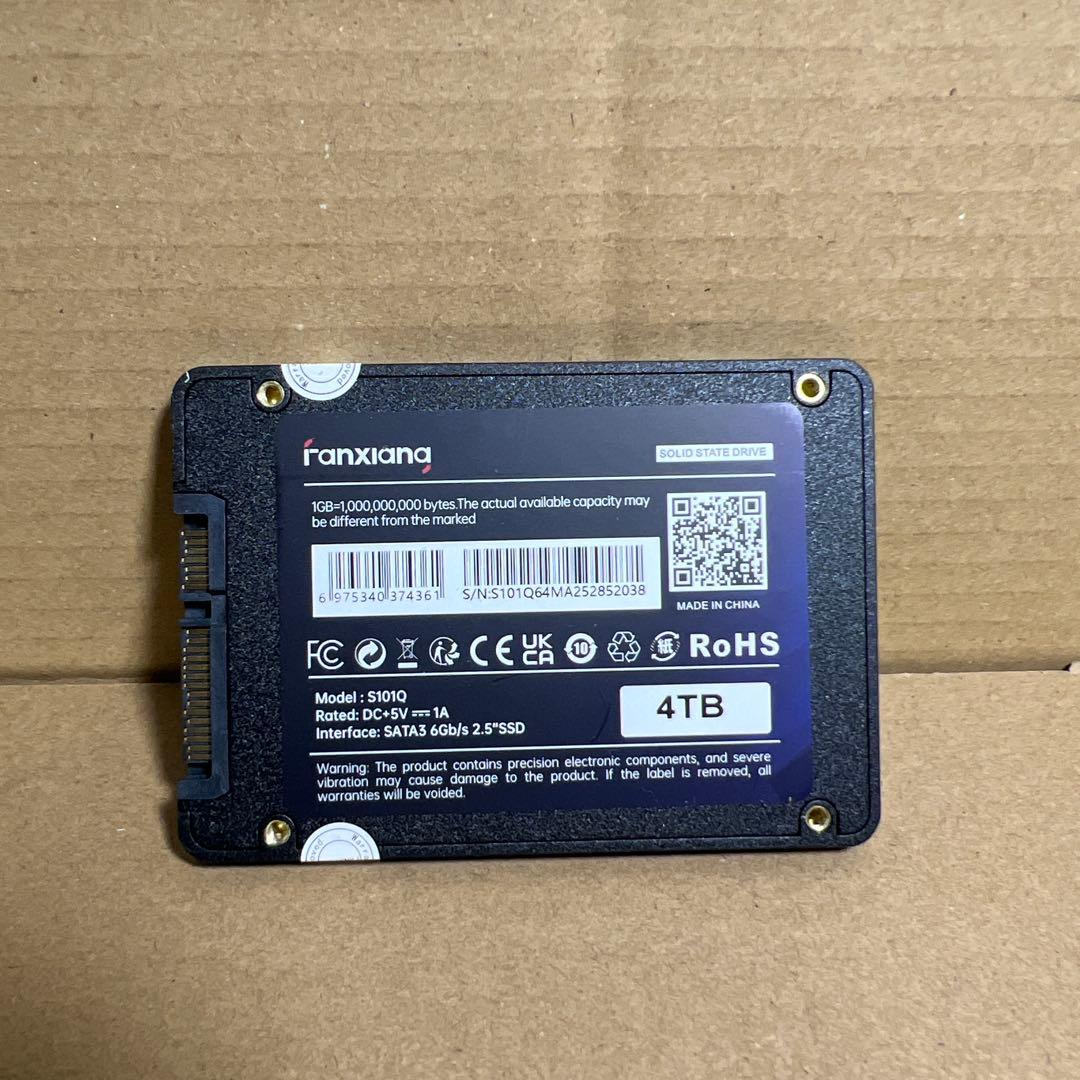 内蔵型SSD fanxiang SSD 4TB