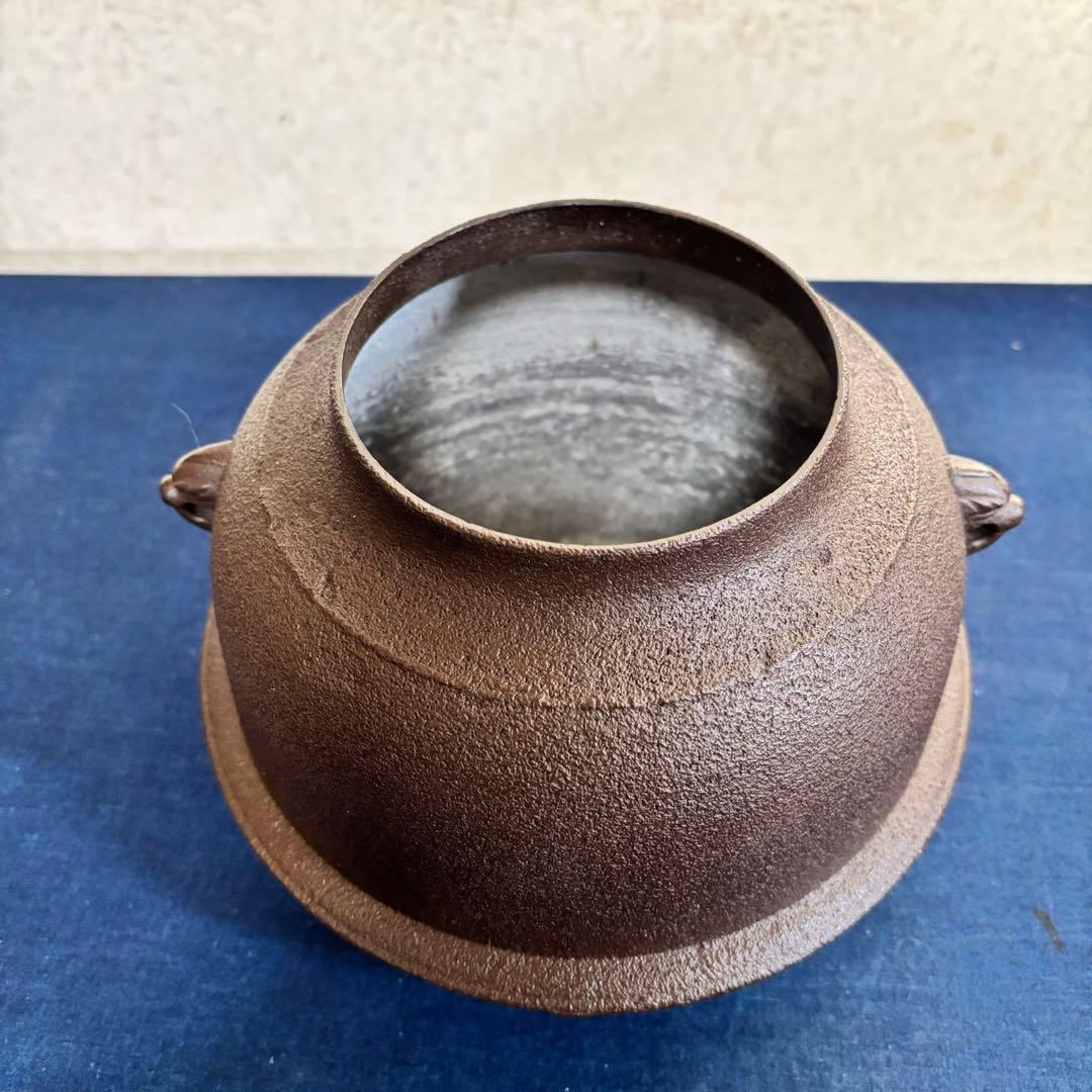 風炉 茶釜 電熱器 唐銅朝鮮風炉釜 野々田製電熱器 敷板 茶道具 お点前道具