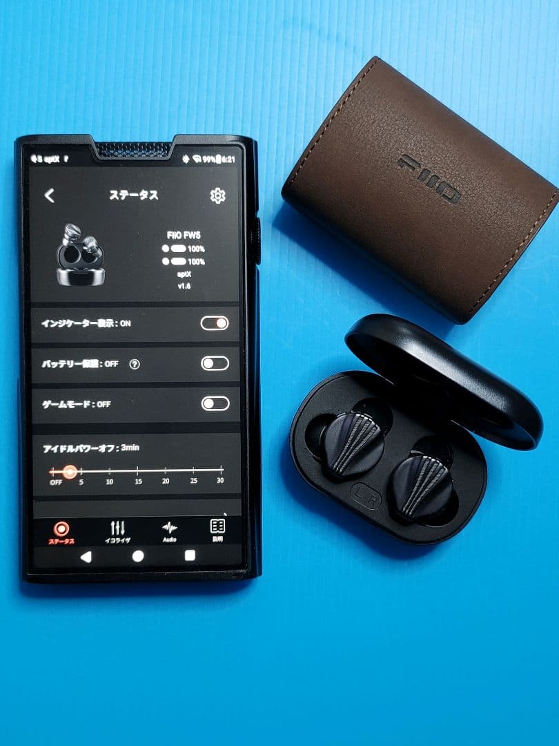 【美品】FiiO FW5 （2BA＋1DD..DAC）+ SK-FW5