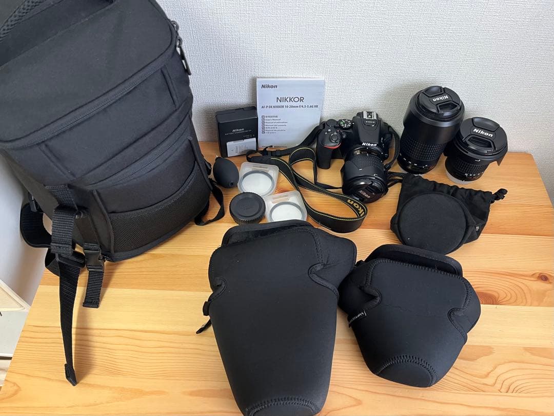 【あの】Nikon D5600 一眼レフ　レンズ3点