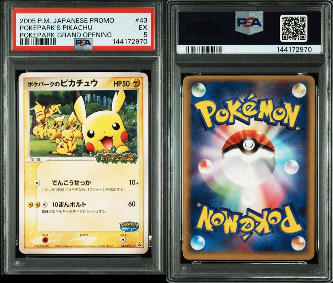 ね*み様 【PSA5】ポケパークのピカチュウ　043/PCG-P