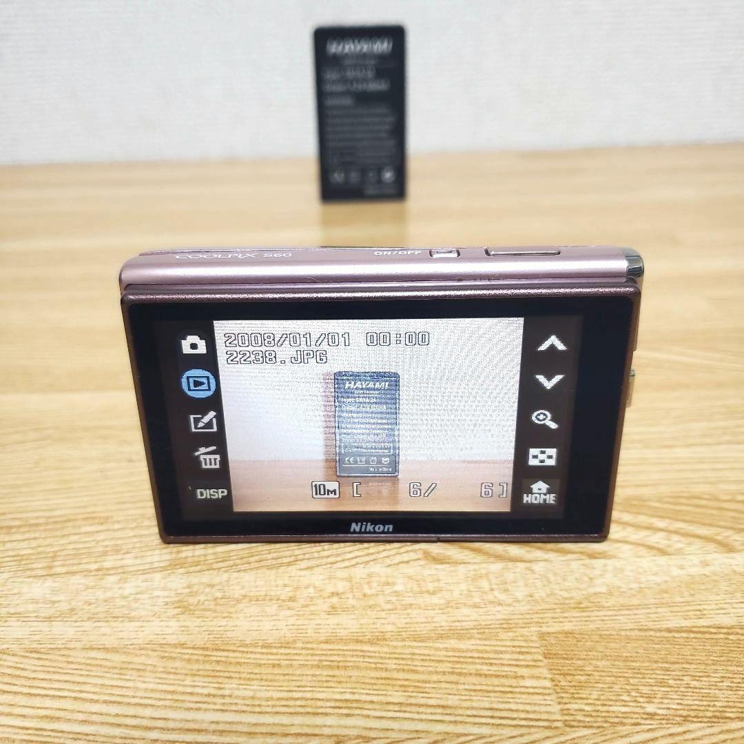【美品】ニコン Nikon COOLPIX S60 ピンク タッチ式