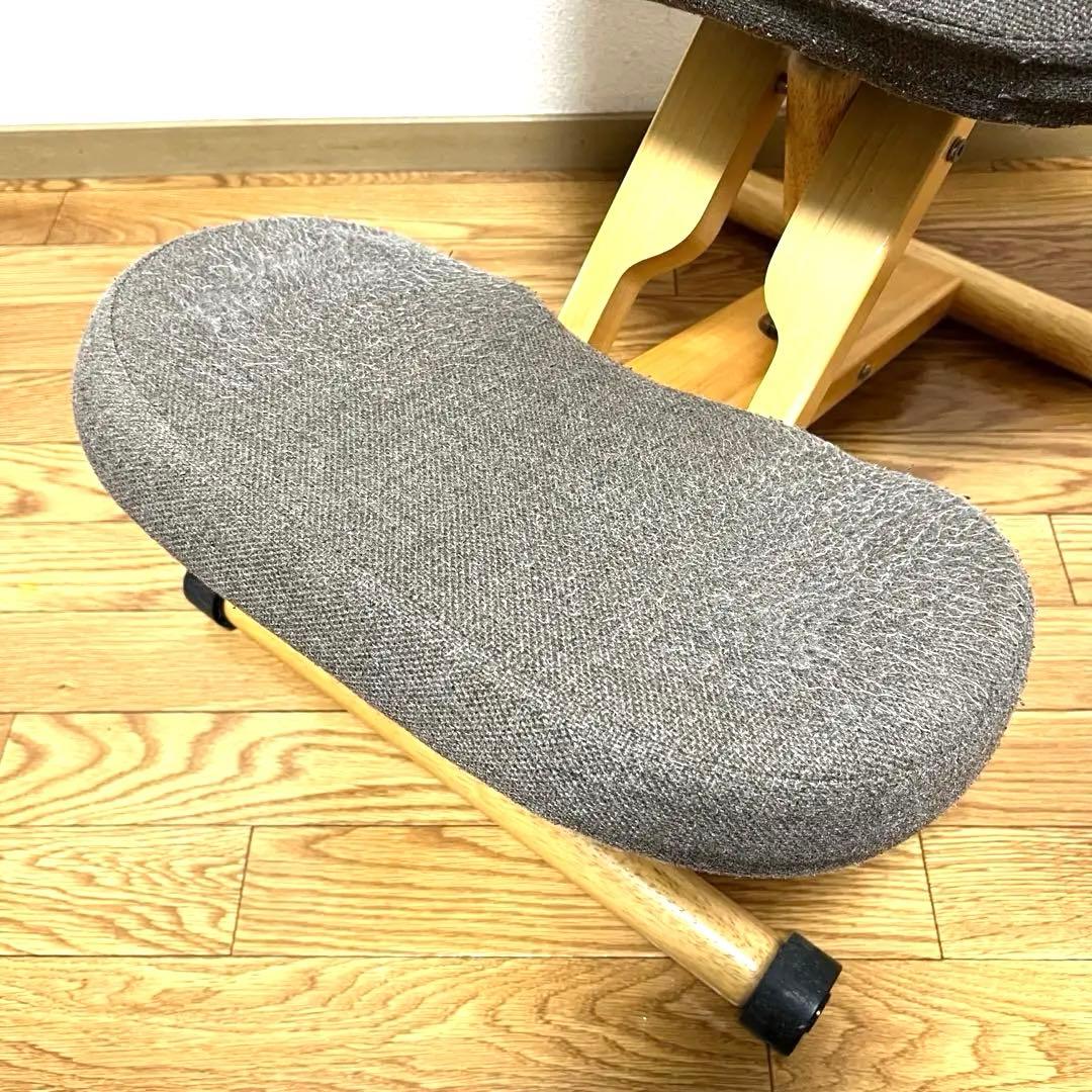 美品 宮武製作所 プロポーションチェア バランスチェア 補助クッション付き