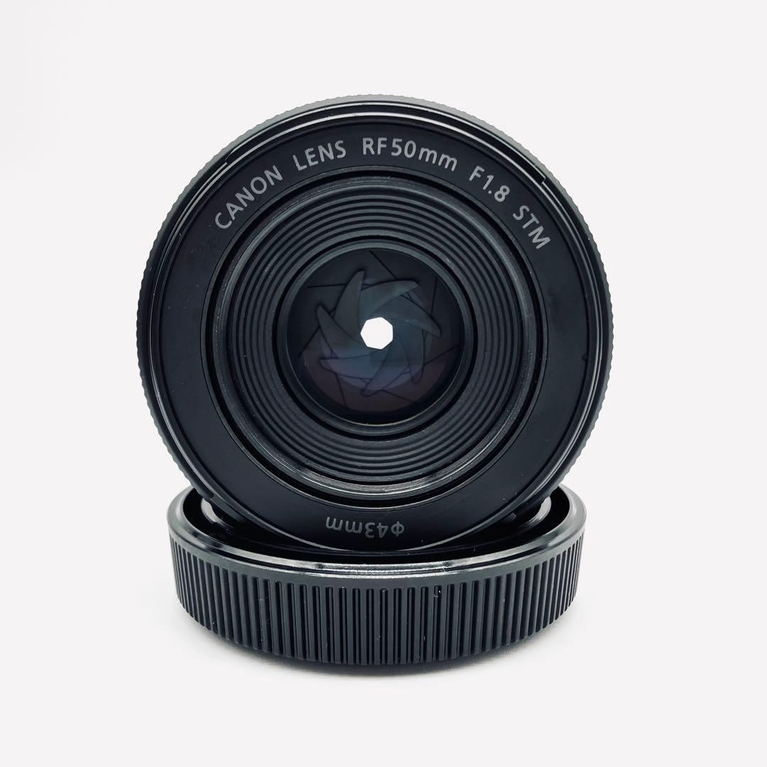 美品♪ Canon RF 50mm F1.8 STM 単焦点レンズ