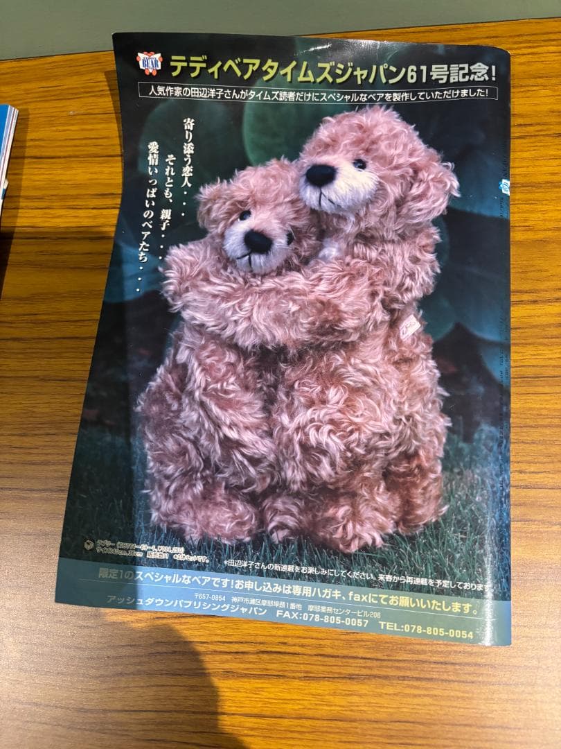 Mari Bear Original ぬいぐるみ 田辺洋子テディベア作家作品