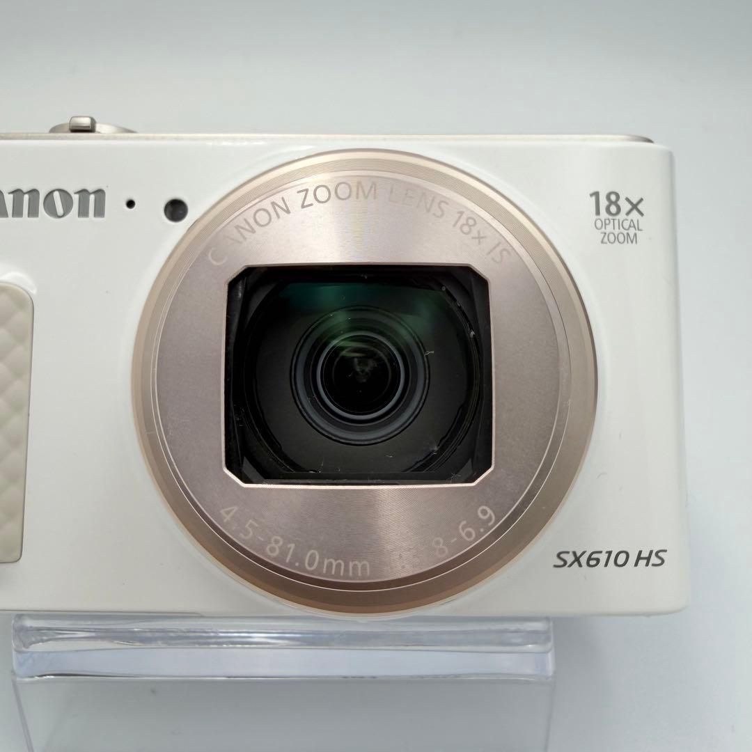 【動作確認済み】Canon PowerShot SX610 HS ホワイト 箱付