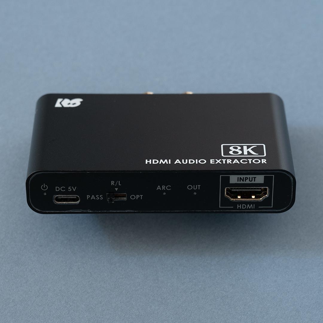 【未使用】ラトックシステム　8K 60Hz　音声分離器