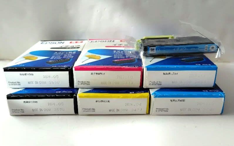 【新品】EPSON Colorio 純正 インク イチョウ 7個セット