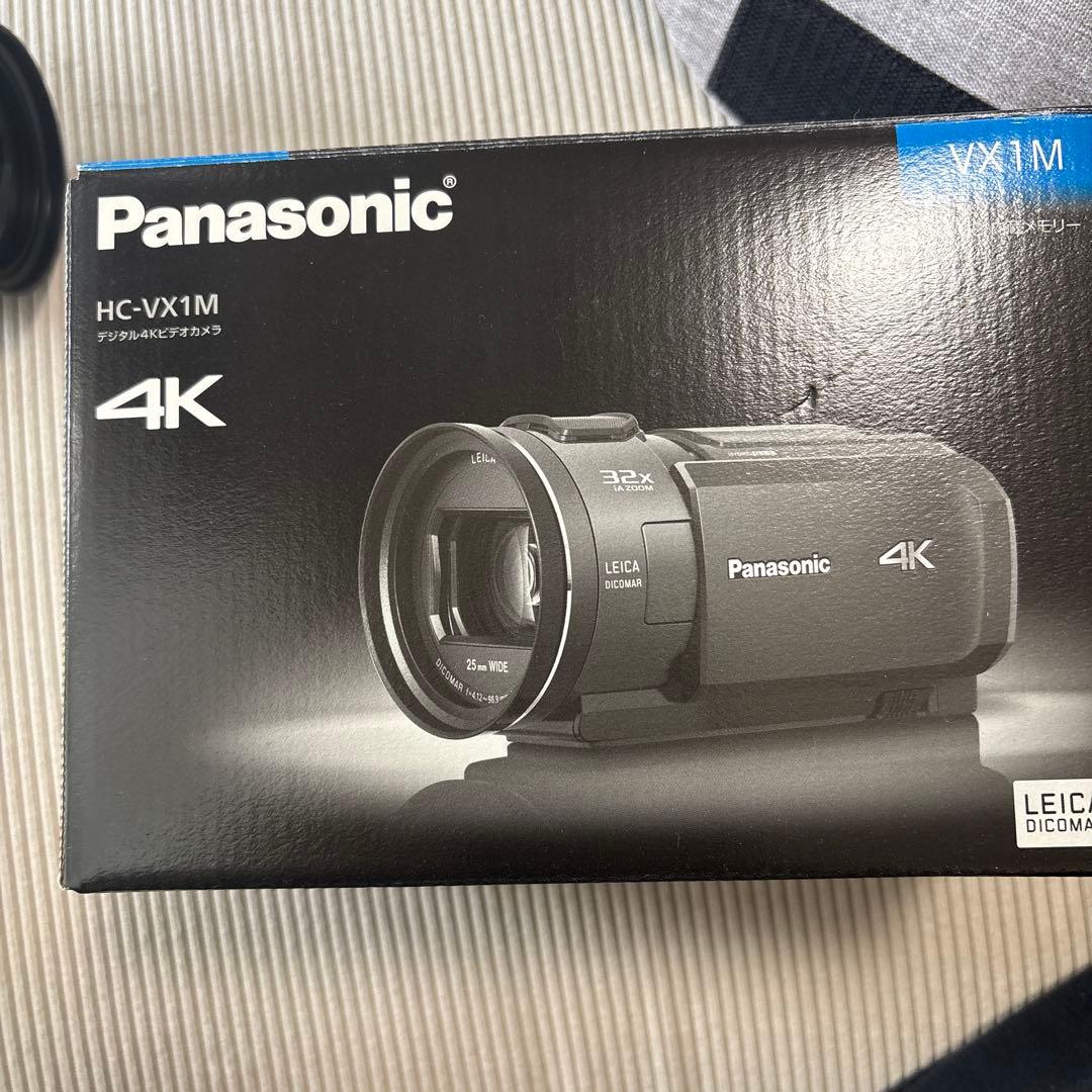 Panasonic HC-VX1M 4Kビデオカメラ　増設バッテリー付き