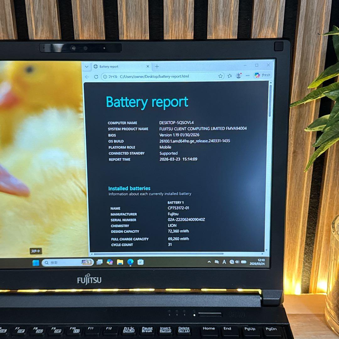新型2022年式‼️LIFEBOOK☘️15.6型☘️FHD☘️第12世代☘️ノートPC