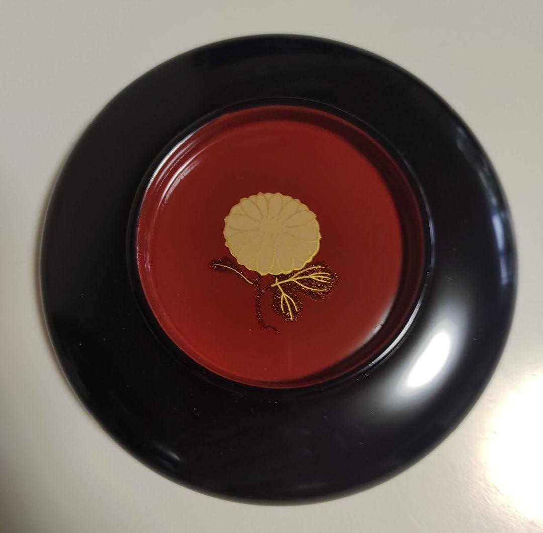 木製　五君子蒔絵　御飯器　5客セット