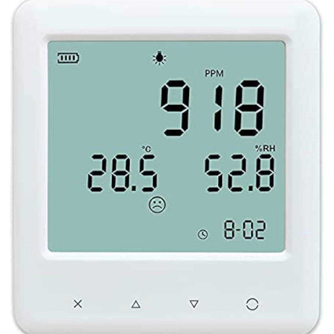 CO2 センサー アラート 温度計 二酸化炭素 測定器 置型 新品未使用品