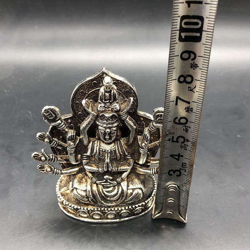 仏教美術 仏像 千手観音仏像 銅製品 工芸品 置物