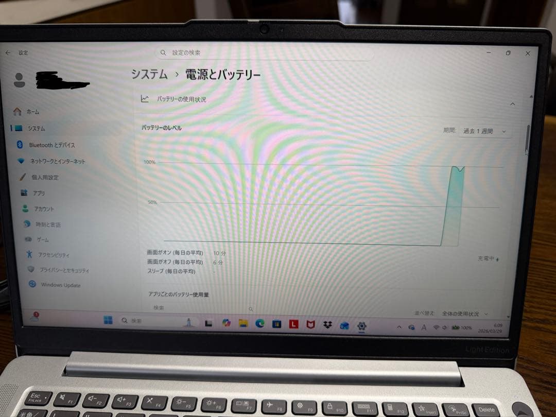 Lenovo ノートパソコン IdeaPad Slim5 Light Gen8