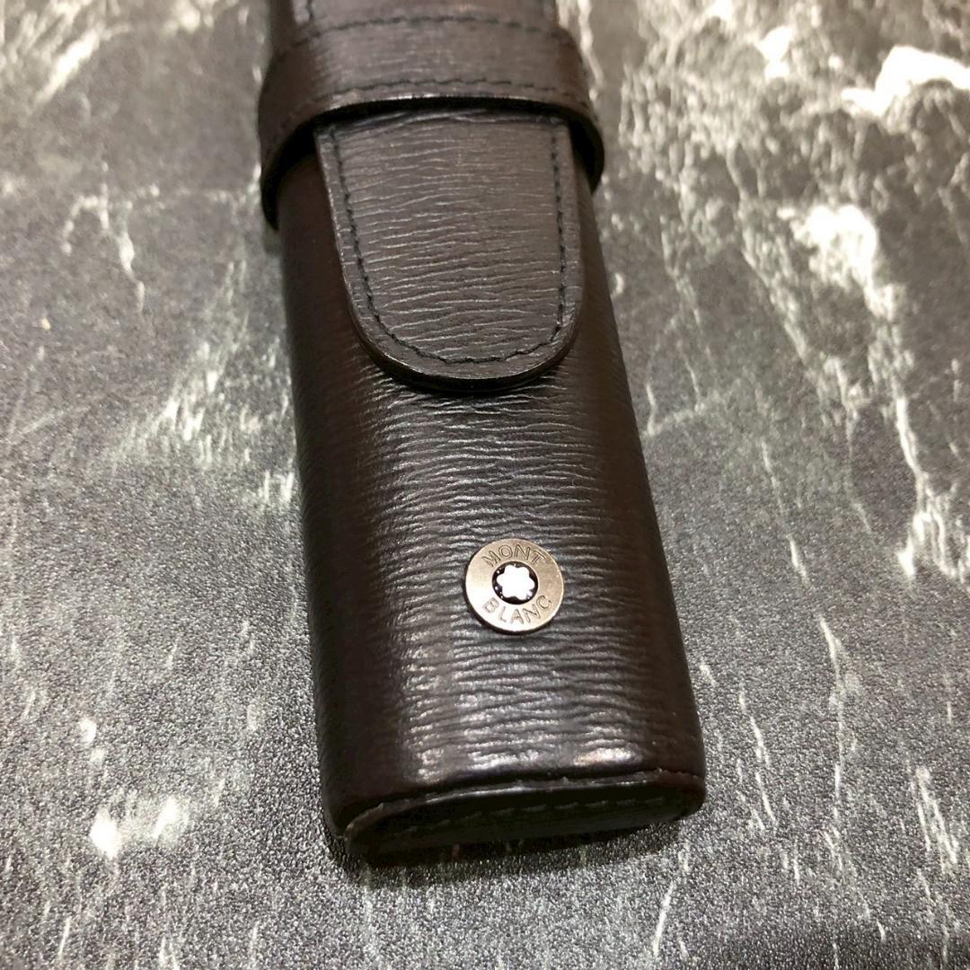 ♥ モンブラン MONTBLANC　 ウエストサイド ペンポーチ　黒　2本用