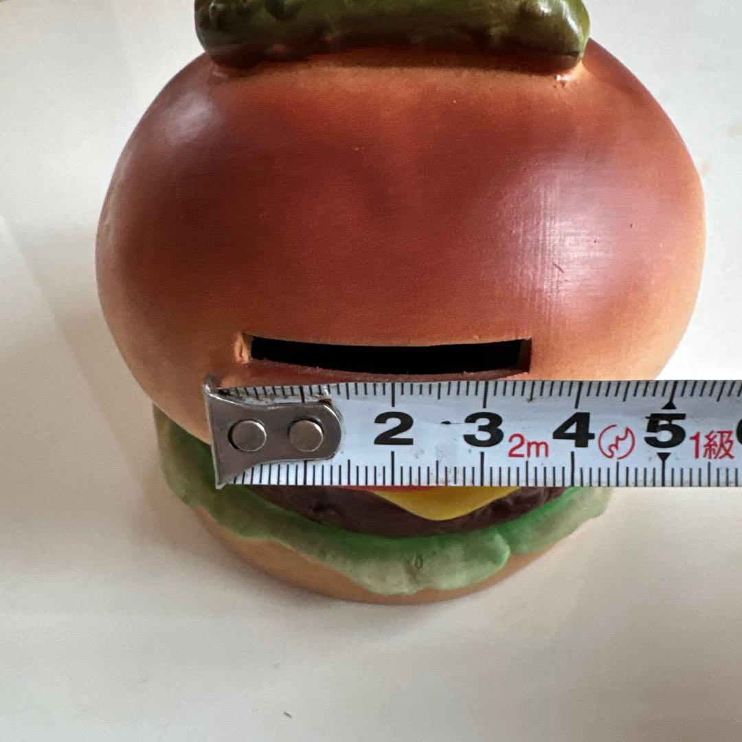 昭和レトロ　陶器　ハンバーガー 貯金箱 アメリカン 雑貨 インテリア 小物