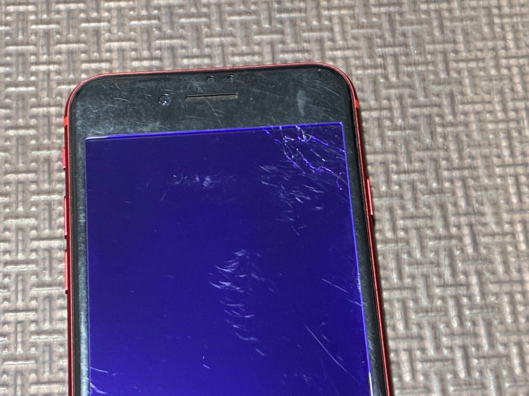 iPhone8／PRODUCT RED／64GB／SIMフリー／バッテリー76%