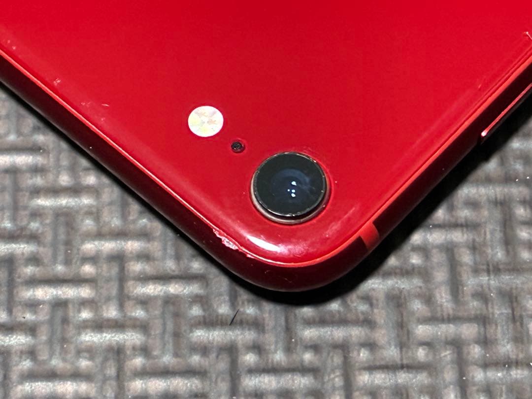 iPhone8／PRODUCT RED／64GB／SIMフリー／バッテリー76%
