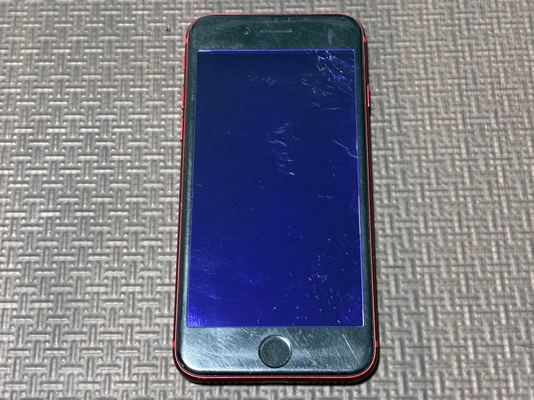 iPhone8／PRODUCT RED／64GB／SIMフリー／バッテリー76%